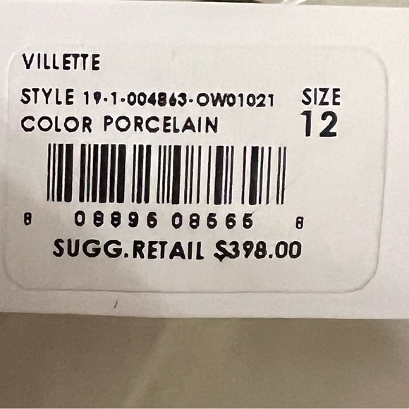 $368 NWT JOIE Sz4 VILLETTE RUFFLED PLAID ONE BUTTON BLAZER PORCELAIN - Picture 6 of 9